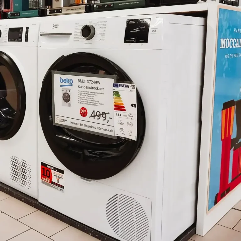 Beko BM3T37249W Kondenstrockner bei Hausgeräte Siegerland in Freudenberg mit Angebotspreis 333 € und 10 Jahren Garantie